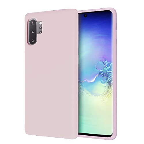 Image of LIRAMARK Liquid Silicone Soft Back Cover Case for Samsung Galaxy Note 10 Plus /Note 10+ (Pink)
