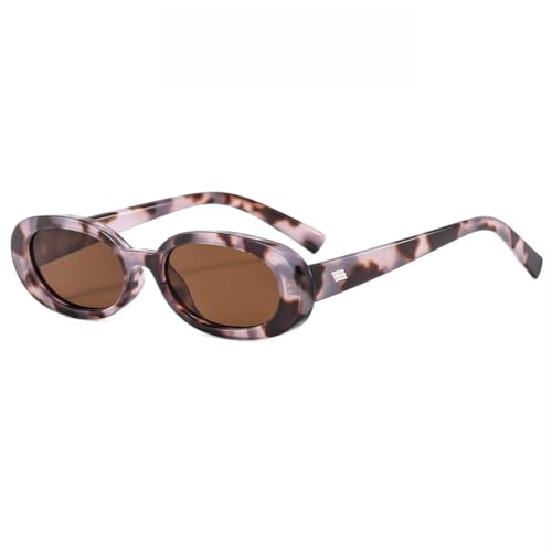 Lunettes de soleil ovales rétro hommes look iconique été