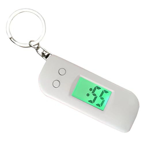 Llavero digital – Reloj con llavero electrónico que brilla en la oscuridad con pantalla LED | Llavero de reloj, accesorios de mochila para atletas, familiares, mujeres, hombres, hija, jóvenes, amigos