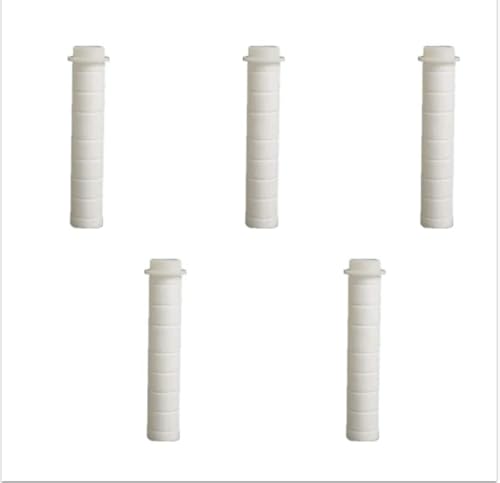 Filtro de Ducha PP Algodón 5 Piezas, Cartucho Extraíble de Cabeza de Ducha, para Ablandar Agua Dura, Eliminar Cloro y Fluoruro, Eliminar Residuos e Impurezas (10,7 x 2,1 cm) Cover