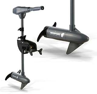 Newport Kayak Series 36lb Thrust Transom Mounted Saltwater Electric Trolling Motor w/ LED Battery Indicator (24