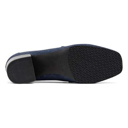 Image of Donald Pliner Women's Kressida Dress Loafers, 2 inch Block Heels for Women, Slip-On Heels for Women