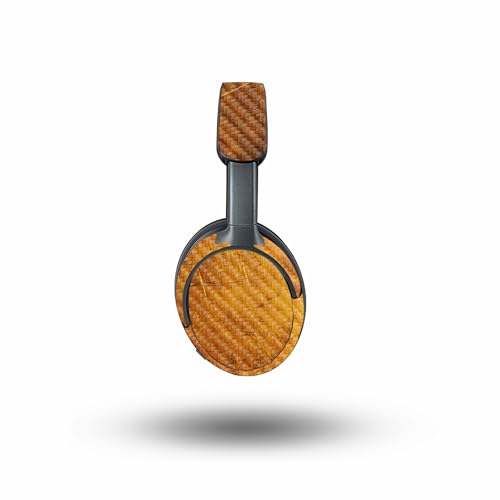Image of MightySkins Carbon Fiber Skin Compatible with Bose QuietComfort Ultra - Textured Gold | Protective, Durable Textured Carbon Fiber Finish | Easy to Apply