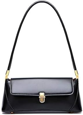 Women Shoulder Bags Vintage Handbag Retro Classic Small Purse 90s Buckle Closure