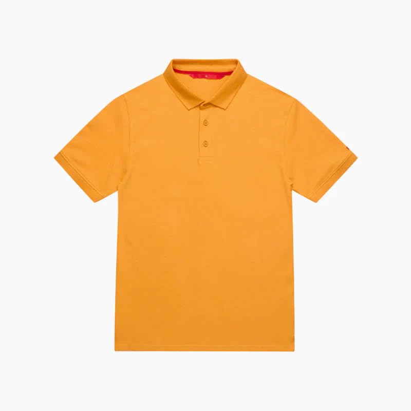 Image of LUDIC Core Polo T-Shirt, Dailymove Collection | Regular Fit | Stand-up Collars | 100% Organic Cotton, 240 GSM | Lightweight & Comfortable |Everyday Essential | Polo T-Shirt for Men