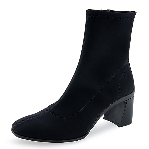 Aerosoles Corinda Botte mollet femmes, Noir stretch, 7.5 Wide