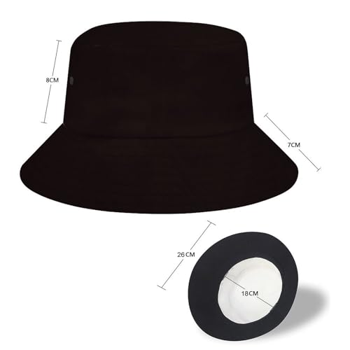Gorro tipo Bucket unisex personalizado de algodón miniatura 5