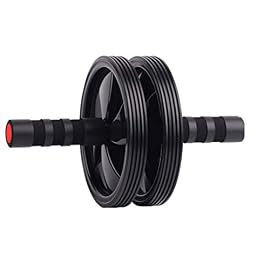BIAJEK Double-Wheeled Ab Roller Wheel, Abdominal Roller Wheel Exercise Equipment – Ab Wheel Exercise Equipment for Home Gym