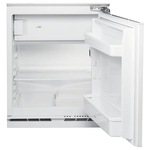 Indesit Low Frost Integrated Undercounter Fridge - Steel - 7 Shopping Bags - E Rated - INBUF011
