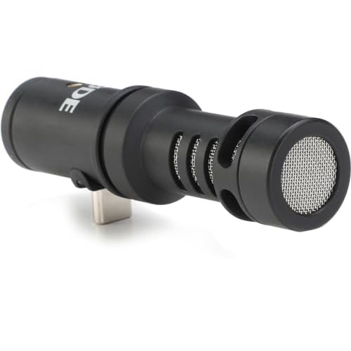 RØDE VideoMic Me-C Kompaktes Richtmikrofon für USB-C Smartphones für Videoaufnahmen und Content Creation von unterwegs, Schwarz