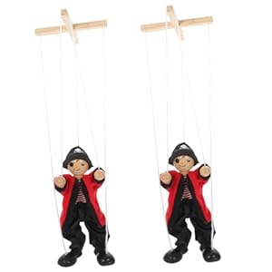 Dikaca DDH0702 Pirackie Marionetki Drewniane 2 Szt.
