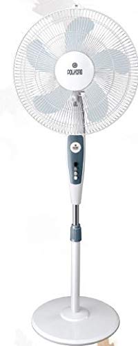 PolycabElanza PP01 400 Pedestal Fans Grey