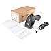 JIAN BOLAND Wireless Barcode Scanner 1D QR Scanner Wireless Handheld Laser Bar Code Reader 3-in-1 with Bluetooth & 2.4G Wireless & USB Wired Works with iPad, Android Phone, iPhone, Laptop-U26
