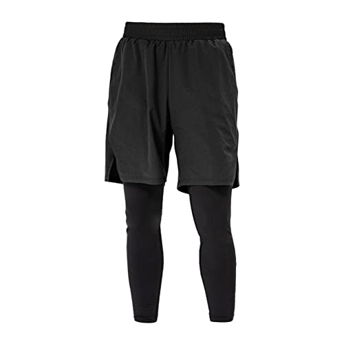 Valcatch Basketball Leggings for Boys Compression Shorts with Tights 2 in 1 Athletic Shorts for Football Running Hiking4
