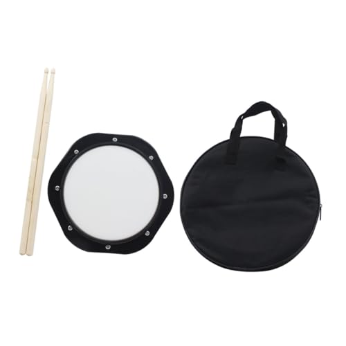 GOOHOCHY 1Set Dumb Drum Kit with Percussion Drum Sticks Silent Practice Pad for Musicians Lightweight and Durable Design Present for Friends Easy to Use