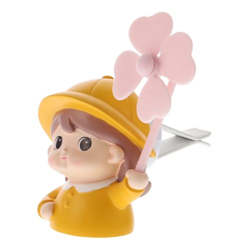 Cabilock Adorno Aromático Auto Niña Cartoon Clip Ventilación de Aire Decoración Interior de Difusor de Aromas y Ambientador Mujeres
