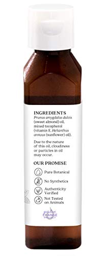 Aura Cacia Sweet Almond Skin Care Oil, 4 Oz (Pack of 1)