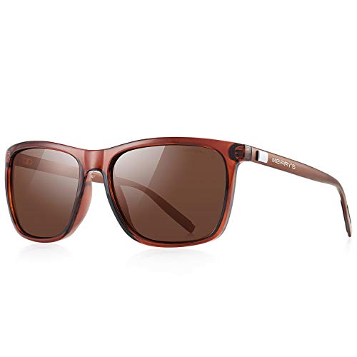MERRY'S Polarized Sunglfor Women Aluminum Men's SunglDriving Rectangular Sun Glfor Men/Women