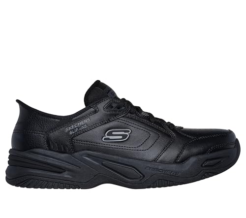 Skechers Men's Durham Hands Free Slip-in Sneaker, Black, 6.5