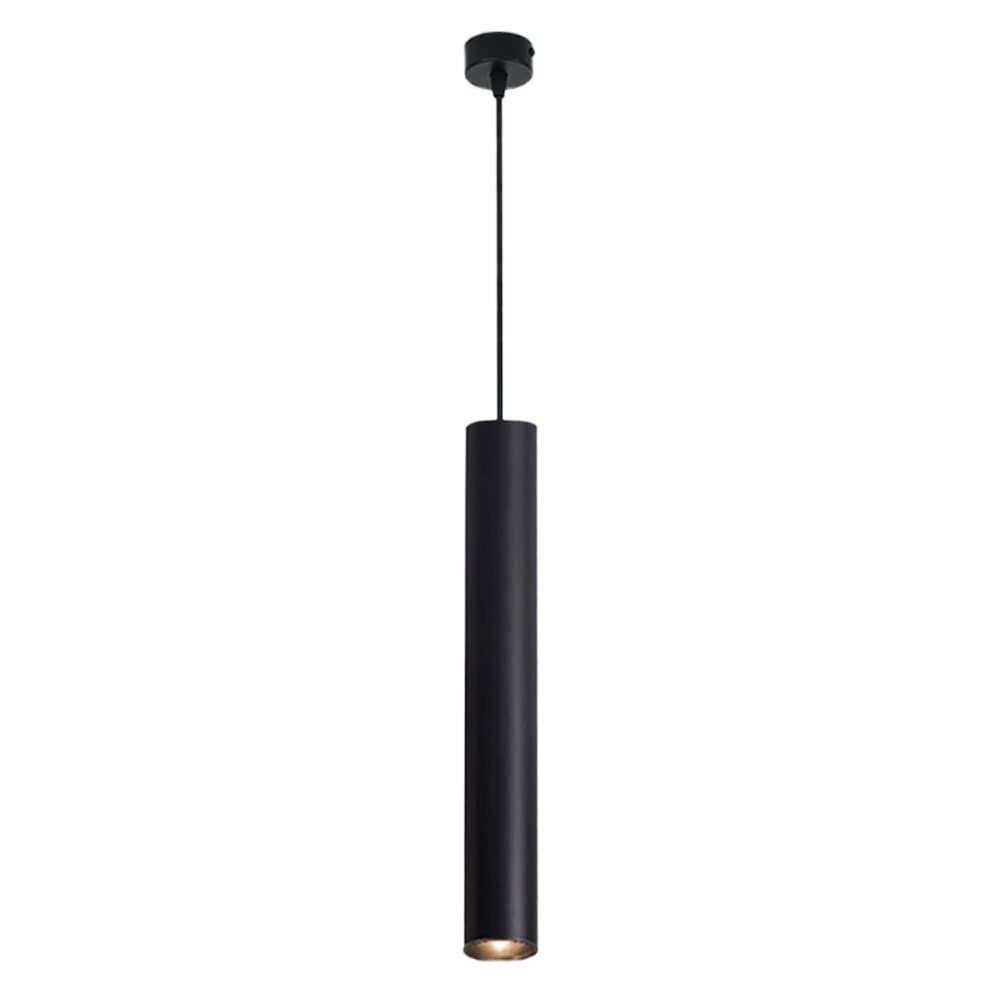 Lustre moderne pendentif LED Ibalods tube long 5W lampe suspendue blanche 40cm
