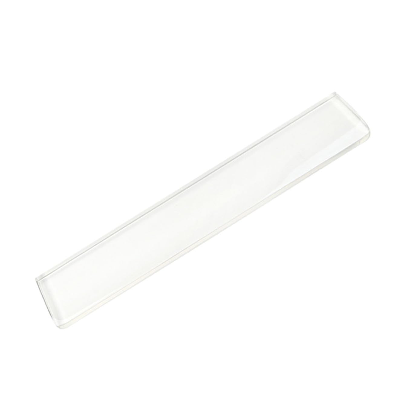DOITOOL Handballenauflage für Mechanische Tastaturen Transparentes Epoxidharz Rutschfeste Unterseite Ergonomische Unterstützung für Büro und Gaming Langlebig und Zuverlässig
