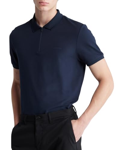 Calvin Klein Men's Tech Zip Polo