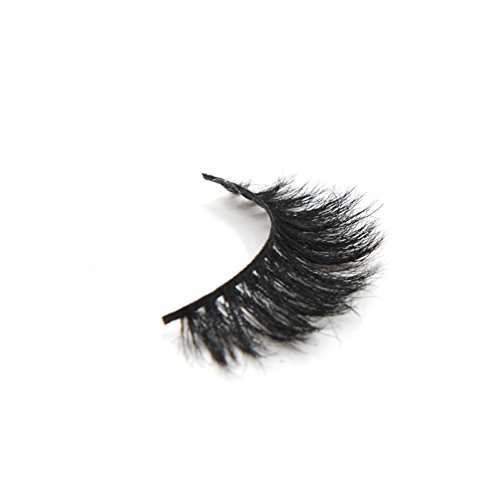 Arison Lashes Pestañas Falsas Cabello de Caballo 3D 100% Hechas a Mano Mirada Natural para Maquillaje (1 Par)