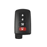 Dasbecan Key Fob Replacement Compatible with Toyota Avalon 2013-2018 Camry 2012-2017 Corolla 2014-2020 Smart Proximity Keyless Entry Remote Control Replaces HYQ14FBA 89904-06140 314 MHz 4 Buttons