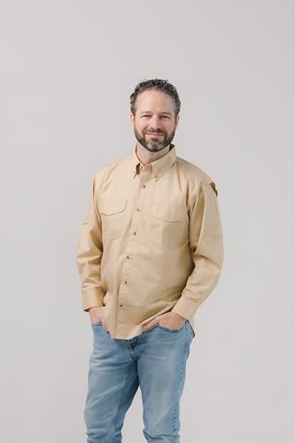 Men's Vented Back Twill Long Sleeve2