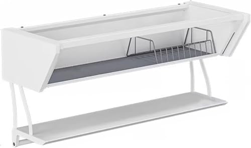 VUIKLCty Organizador de Armario de Pared desplegable Organizador de Armario Superior Organizador de Especias for despensa de Cocina Organizador de Especias y Hierbas(W31.5)