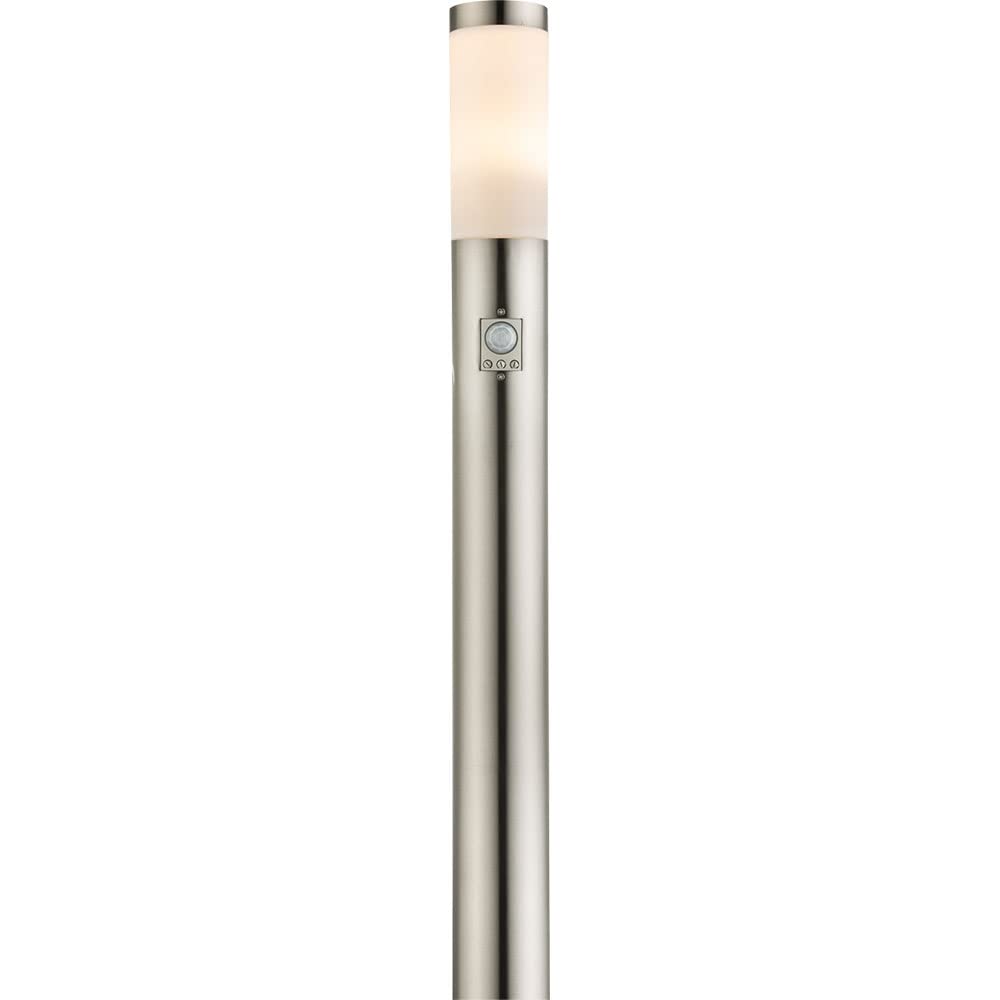 LED zewnętrzna lampa stojąca stal szlachetna czujnik ruchu ogród lampa stojąca weranda reflektor Globo 3159KSLED