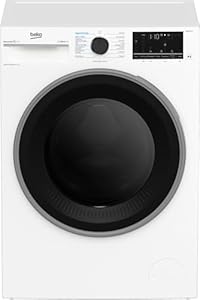 Beko - BDT510744S – Waschtrockner Standard, 10/7 kg, 1400 U/min, Klasse D/A, Touch-Display, Inverter-Motor, Dampffunktion, selbstreinigende Waschmittelschublade, Wanne aus recyceltem PET-Kunststoff