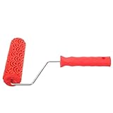 Rouleau à peinture décorative pour murs : ce grand rouleau couvre une grande surface en moins de temps et crée une texture unique et esthétique sur les murs et les surfaces