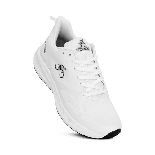 Go Ride Bright Sports Running Shoes for Men, Lightweight, Engineered for Speed and Stability, Sports Shoes (6 Month Warranty)