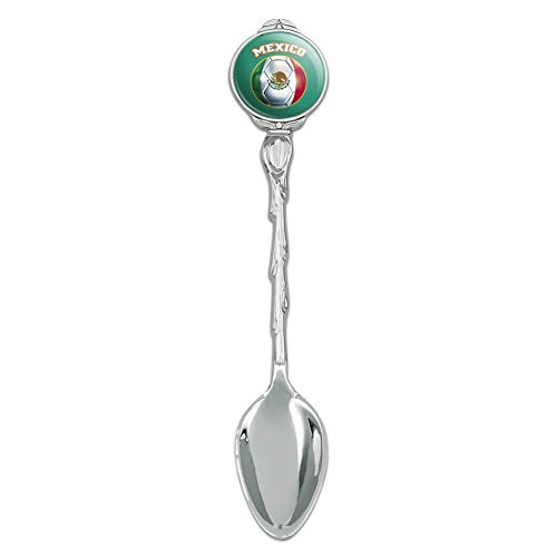 Mexico Soccer Football Futbol Novelty Collectible Demitasse Tea Coffee Spoon