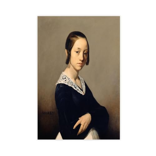 Poster Millet Louise Antoinette toile art mural chambre 30x45cm