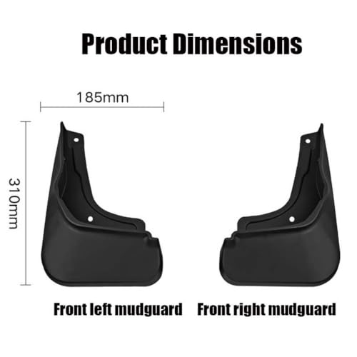 Garde-Boue de Voiture pour MG4 EV Accessoire Extérieur de Protection