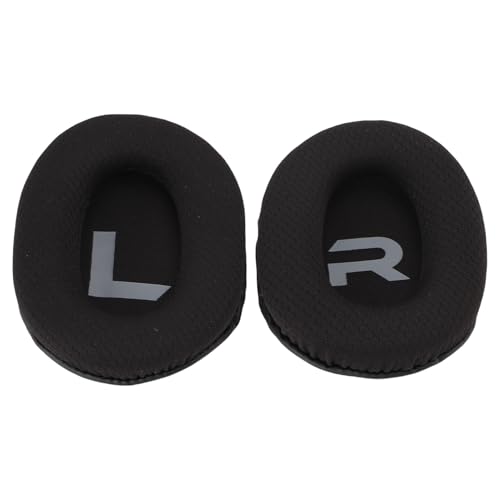 2 PCS Remplacement des Plateaux d'oreille Respirants pour G936N G936 Pro, Coussins d'oreille de Coussinets ' à Plaque ' en Casque