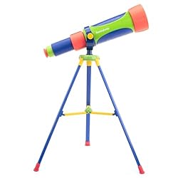 Mi Primer Telescopio GeoSafari Jr. de Learning Res...: TELESCOPIO INFANTIL PARA APRENDER ASTRONOMÍA: Este telescopio de juguete que funciona de verdad es una herramienta ideal para enseñar a los pequeños de preescolar a utilizar un telescopio para observar el cielo. TELESCOPIO DE JUGUETE PARA NIÑOS: Con ...