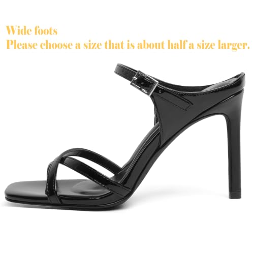 Image of vivianly Sandlas Heels for Women Dressy Stiletto 3.9In Heeled Mule Slip on