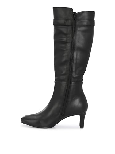 Image of Delize Women Vegan Leather Chelsea Knee Boots 64733
