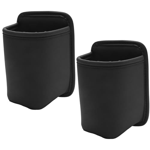 Porte-gobelet de voiture en cuir lot de 2 organisateurs universels de portière pour tasses