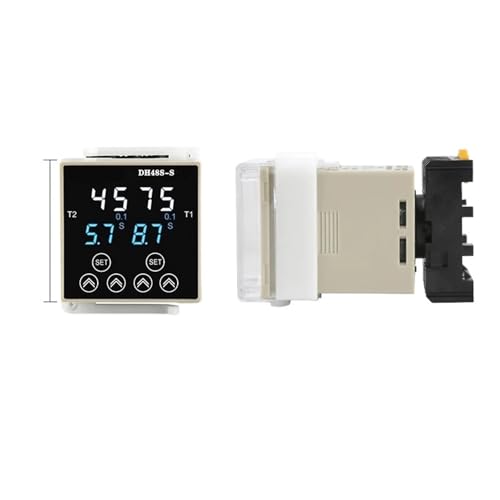 Relais temporisé DH48S-S 12V évite la surchauffe par cycle programmable - 2