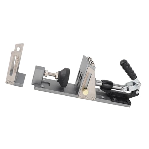 Kit de Plantilla de Agujero de Bolsillo de Aleación de Aluminio (10,4x2,4 Pulgadas) - Guía Precisa de Perforación Angular Ajustable, Herramienta para Carpintería y Gabinetes