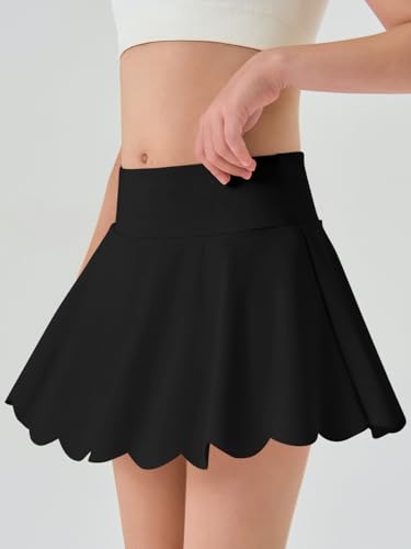 Haloumoning Girls Skorts Flowy Butterfly Athletic Shorts Kids A Line Pleated Tennis Golf Skirts with Pockets3