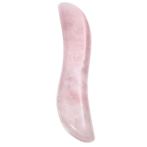 Feng Shui Natural Rose Quartz Gua Sha Board Guasha Massage Tool SPA Acupuncture Therapy Treatment Scraper W3447