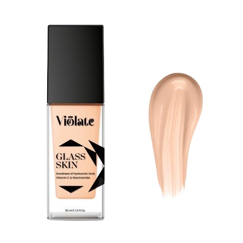 7 violate Liquid Foundation for Women - Full Coverage, Long-Lasting, Lightweight, Hydrating, Matte Finish [ PACK OF 1 ]