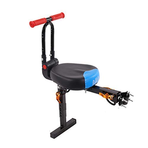 Selle de vélo électrique, siège de vélo électrique pour Enfant siège de vélo pour Enfant à Montage Avant avec poignée Pliable