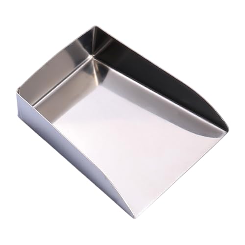Pala de metal para polvo con diseños de oreja, pala de joyería de metal, adecuada para un fácil transporte y uso por amantes de las joyas