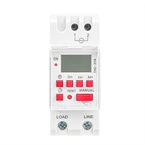 Minuterie numerique THC-30A 20A 16A interrupteur horaire programmable 12V - 3